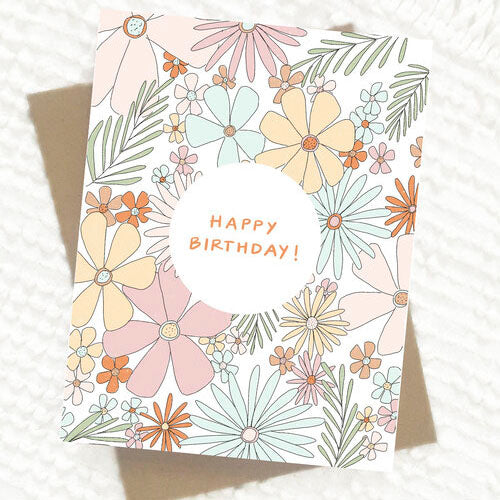 70s Happy Birthday Card - Lyla's: Clothing, Decor & More - Plano Boutique