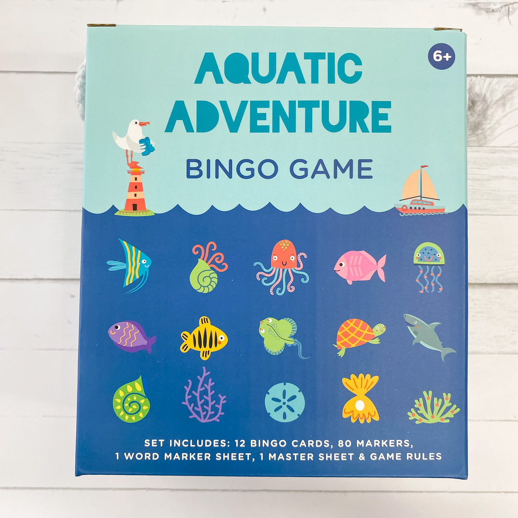 Aquatic Adventure Bingo Game in Gift Box - Lyla's: Clothing, Decor & More - Plano Boutique