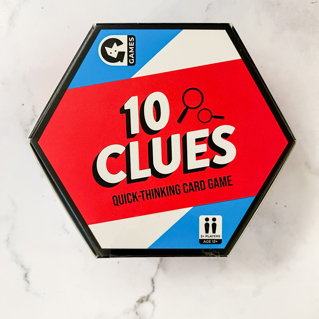 10 Clues Card Game by Ginger Fox - Lyla's: Clothing, Decor & More - Plano Boutique
