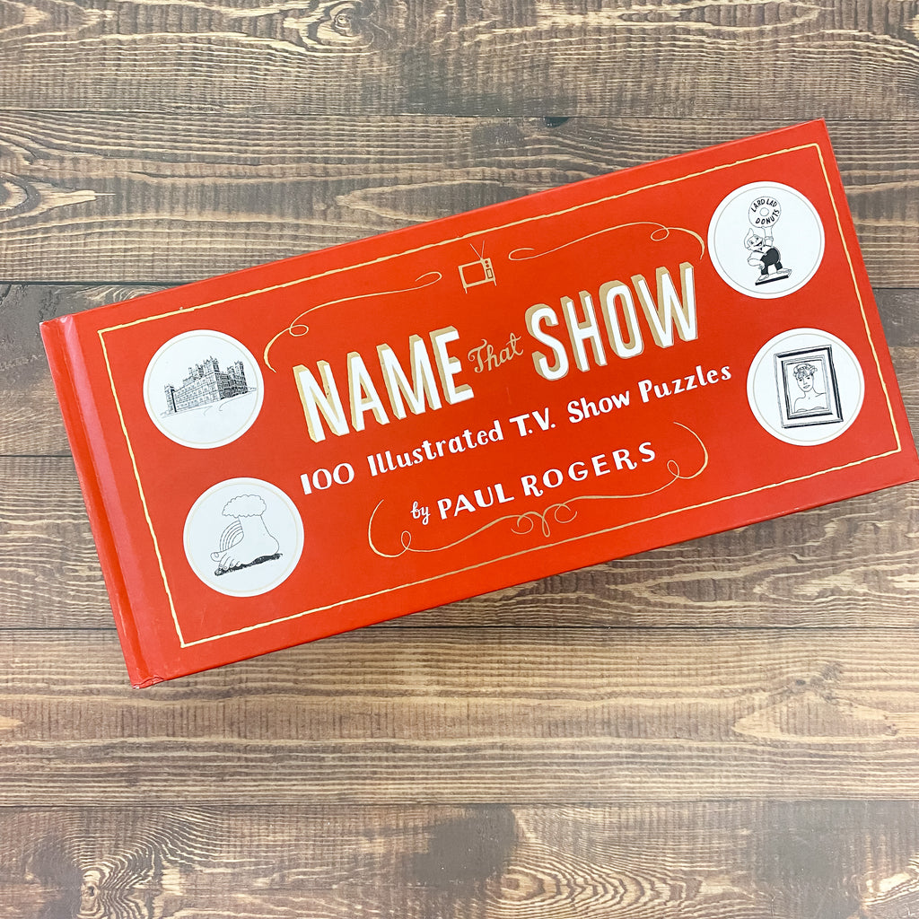 Name That Show 100 Illustrated TV Show Puzzles - Lyla's: Clothing, Decor & More - Plano Boutique
