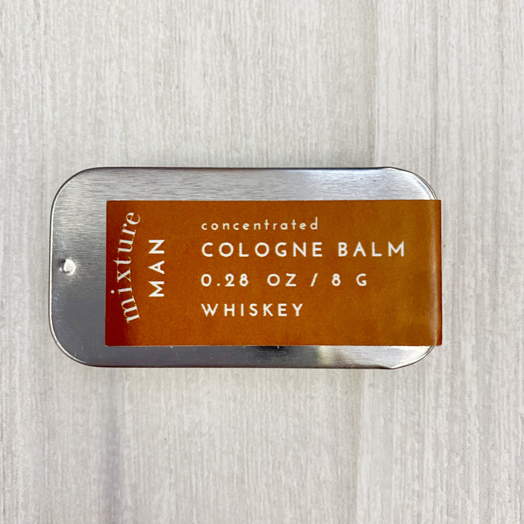 Whiskey Solid Cologne by Mixture Man - Lyla's: Clothing, Decor & More - Plano Boutique
