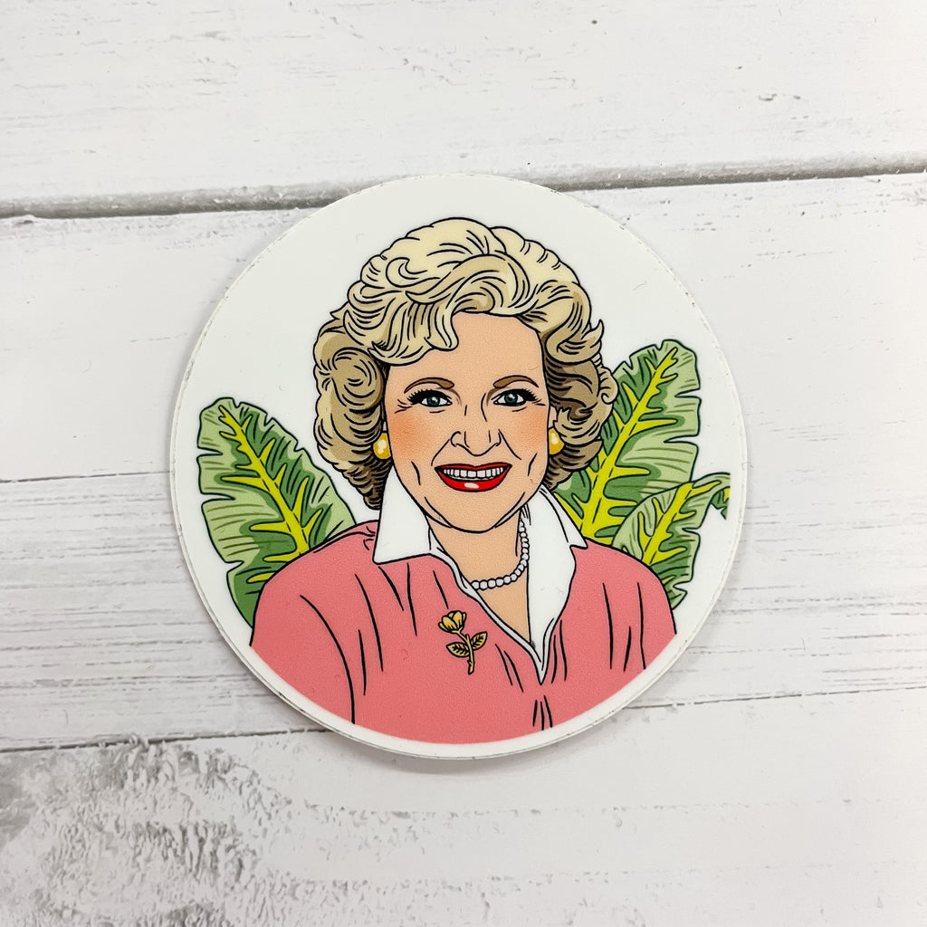 Betty White Sticker - Lyla's: Clothing, Decor & More - Plano Boutique