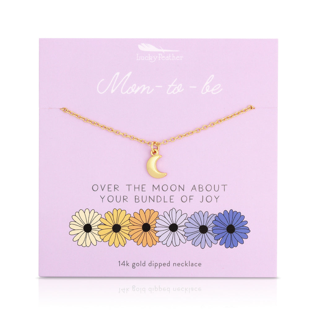 Mom to Be Necklace - Over the Moon for Your Bundle of Joy - Lyla's: Clothing, Decor & More - Plano Boutique