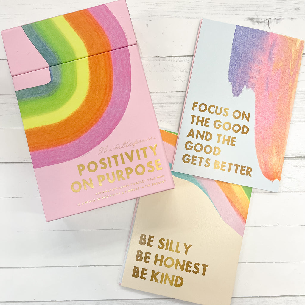 Positivity on Purpose Gift Box Card Set - Lyla's: Clothing, Decor & More - Plano Boutique