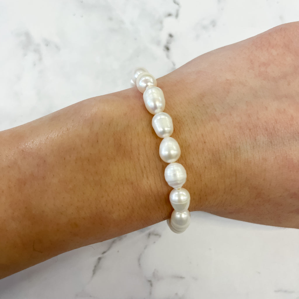 Pearl Bracelet by Wrapped by Sav - Lyla's: Clothing, Decor & More - Plano Boutique