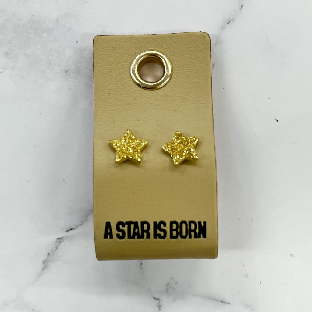 A Star Is Born Gold Stud Earrings - Lyla's: Clothing, Decor & More - Plano Boutique