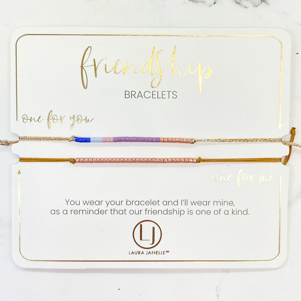 Rose Gold Friendship Bracelet - Lyla's: Clothing, Decor & More - Plano Boutique