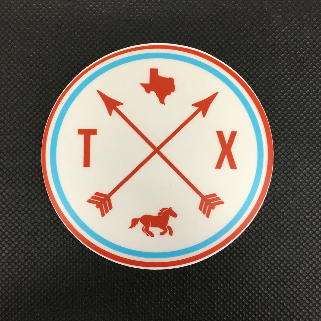 TX Arrow Sticker - Lyla's: Clothing, Decor & More - Plano Boutique