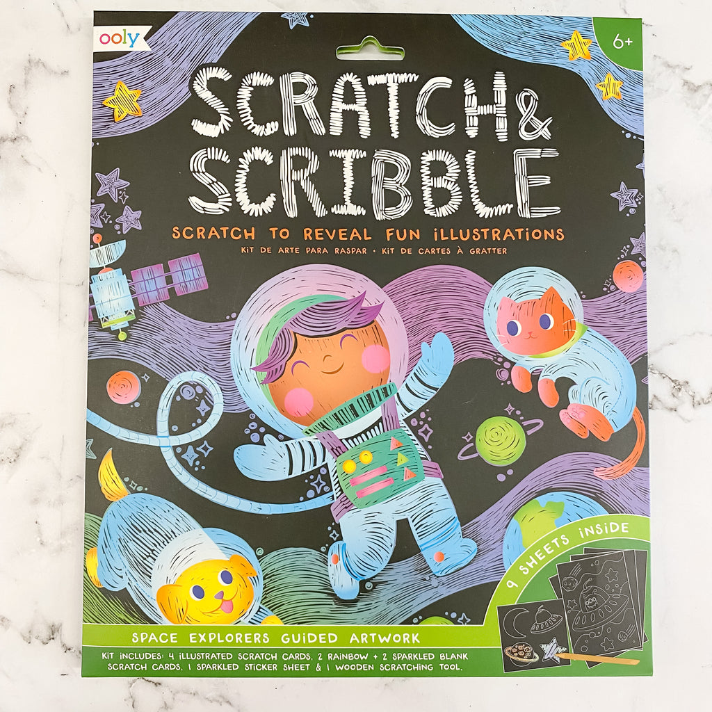 Scratch and Scribble: Space Explorers by OOLY - Lyla's: Clothing, Decor & More - Plano Boutique