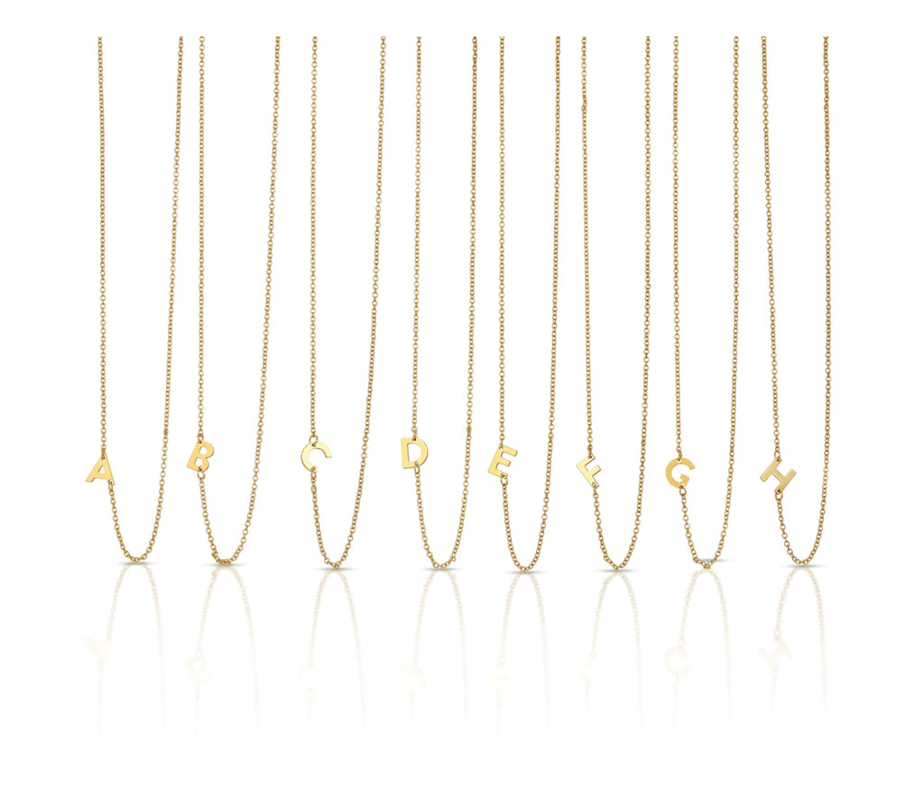 Celebrate You - Initial Necklace - Lyla's: Clothing, Decor & More - Plano Boutique