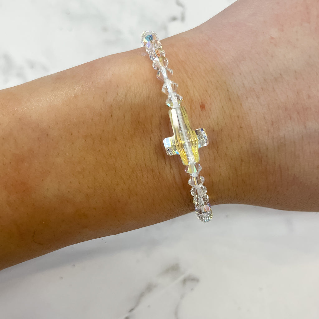 Radiant Let There Be Light Bracelets White - My Saint My Hero - Lyla's: Clothing, Decor & More - Plano Boutique