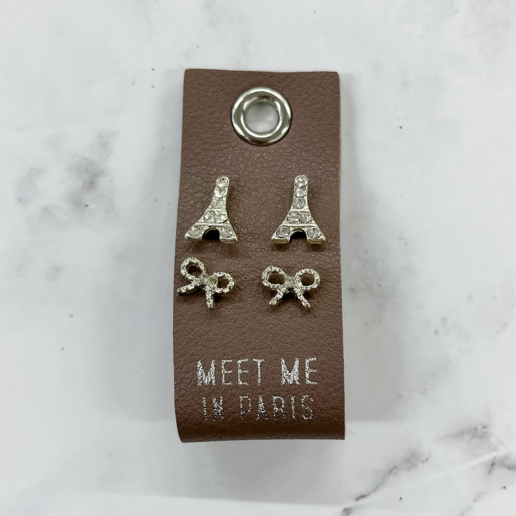 Meet Me In Paris Earring Set - Lyla's: Clothing, Decor & More - Plano Boutique